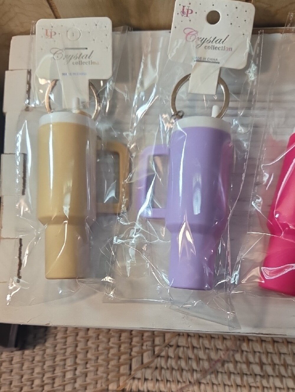 5 For 25 Set Assorted 4 Inch Mini Tumbler Keychain Set - Pastel & Bright Colors - Picture 2 of 4